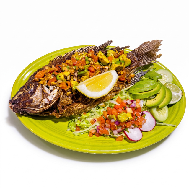 Mojarra al Mojo de Ajo.